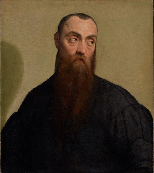 Portrait of a Bearded Man, about 1550. Creator: Jacopo Bassano il vecchio.