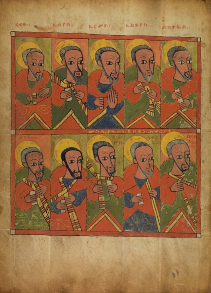 The Prophets and the Apostles; Gospel Book, about 1480-1520. Creator: Unknown.