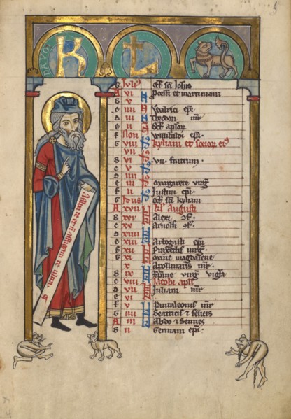 Nahum; Psalter, about 1240-1250. Creator: Unknown.