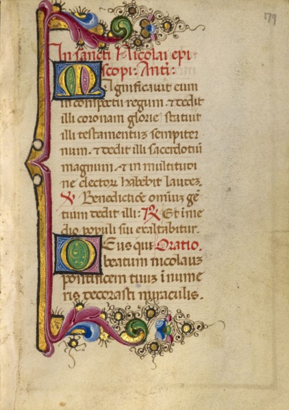 Decorated Initial M; Decorated Initial D; Gualenghi-d'Este Hours, about 1469. Creator: Unknown.