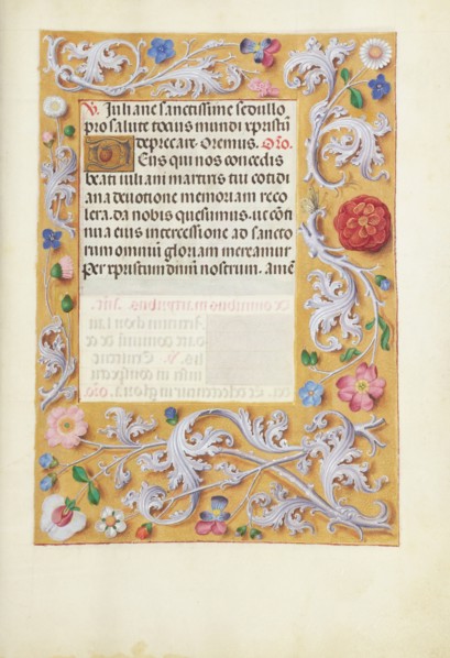 Decorated Text Page; Spinola Hours, about 1510-1520. Creator: Unknown.