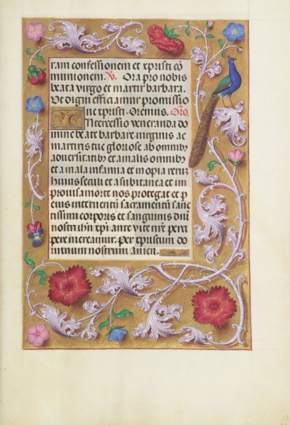 Decorated Text Page; Spinola Hours, about 1510-1520. Creator: Unknown.