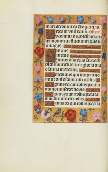 Decorated Text Page; Spinola Hours, about 1510-1520. Creator: Unknown.