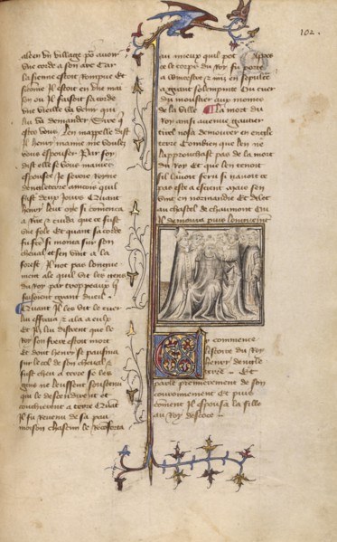 The Coronation of Henry I; Chronique de Normandie, about 1400-1415. Creator: Unknown.