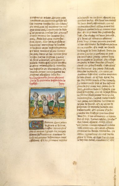 The Stoning of Saint Stephen; Miroir Historial, about 1475. Creator: Unknown.