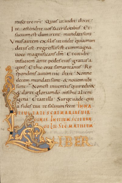 Decorated Initial L; Gospel Lectionary, late 10th century. Creator: Unknown.