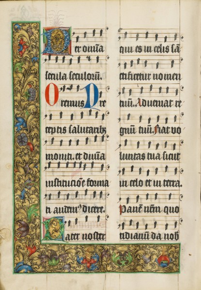 Decorated Text Page; Missal, about 1500-1505. Creator: Unknown.