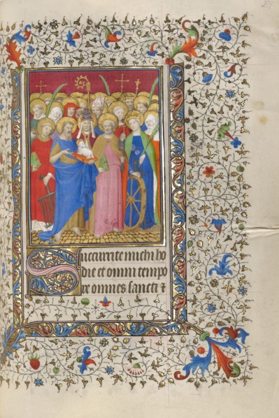 All Saints; Book of Hours, about 1415-1420. Creator: Boucicaut Master.
