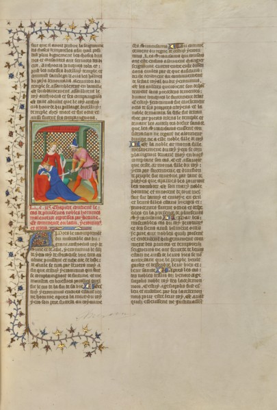 The Assassination of Hieronymus, King of Syracuse, about 1413-1415. Creators: Boucicaut Master, Workshop of the Boucicaut Master.