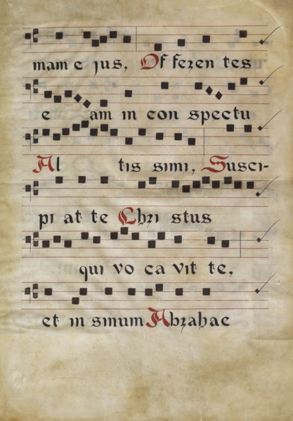 Music Text, third quarter of 15th century. Creator: Francesco di Antonio del Chierico.