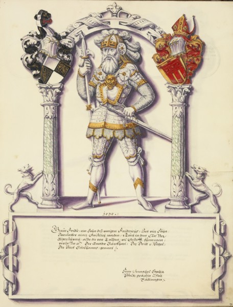 Fridle Hohenzollern; Chronicle of the Hohenzollern Family, about 1572. Creator: Jorg Ziegler.