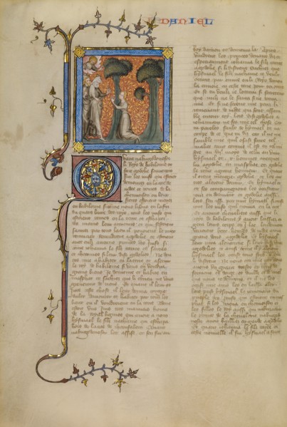 Susanna and the Elders, about 1360-1370. Creator: Master of Jean de Mandeville.
