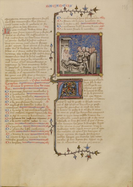 Alexander the Great with His Generals, about 1360-1370. Creator: Master of Jean de Mandeville.