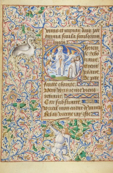 Initial G: The Assumption of the Virgin; Hours of Simon de Varie, 1455. Creator: Master of Jean Rolin II.