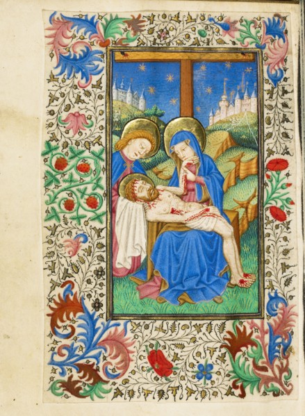 The Pietà; Book of Hours, about 1430-1440. Creator: Fastolf Master.