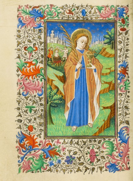 Saint John the Evangelist; Book of Hours, about 1430-1440. Creator: Fastolf Master.