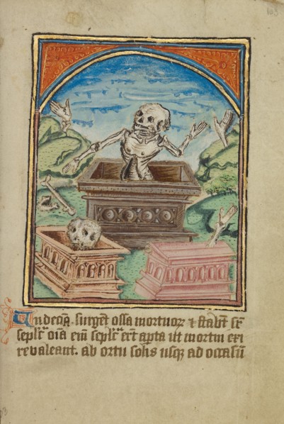 The Eleventh Sign before the Day of Judgment; Illustrated Vita Christi..., about 1480-1490. Creator: Unknown.