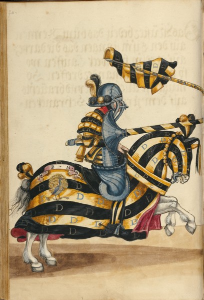A Tournament Contest; Tournament Book, about 1560-1570. Creator: Unknown.