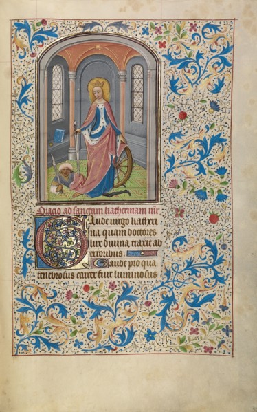 Saint Catherine; Arenberg Hours, early 1460s. Creator: Willem Vrelant.