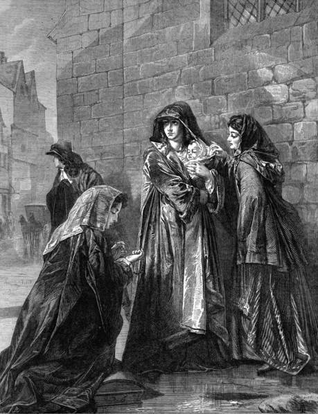 Flight of the Queen of James II., by Alexander Johnston, in the Crystal Palace Art-Gallery, 1872. Creator: Unknown.