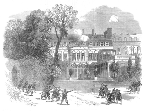 The British Embassy at Paris on the 23rd of May, 1871. Creator: Unknown.