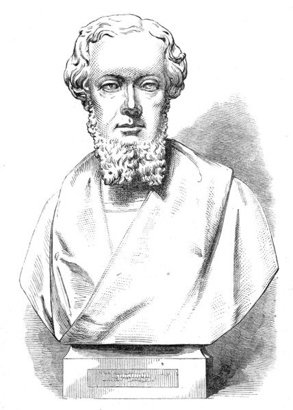 Bust of Mr. T. J. Boyd, of Edinburgh, by W. Brodie, R.S.A., 1872. Creator: Unknown.