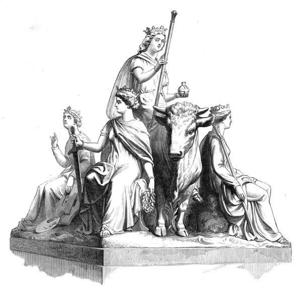 The National Memorial to the Prince Consort: "Europe," by the late Patrick Macdowell, R.A., 1872. Creator: Unknown.