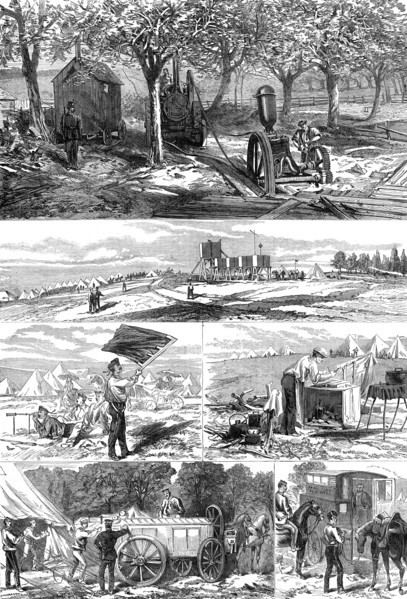 The Autumn Campaign: sketches in the Southern Camp, 1872. Creator: Unknown.