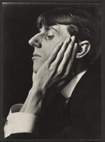 Portrait of  Aubrey Beardsley, negative 1894; print later. Creator: Frederick Henry Evans.