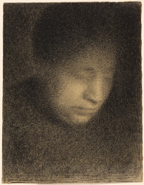 Madame Seurat, the Artist's Mother (Madame Seurat, mère), about 1882-1883. Creator: Georges-Pierre Seurat.
