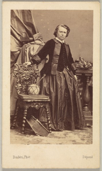 Rosa Bonheur, 1861-1864. Creator: Andre-Adolphe-Eugene Disderi.