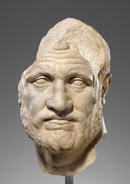 Portrait of a Bearded Man, about 150 BC. Creator: Unknown.