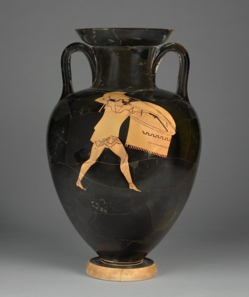Attic Red-Figure Neck-Amphora, 500-480 BC. Creator: Berlin Painter.