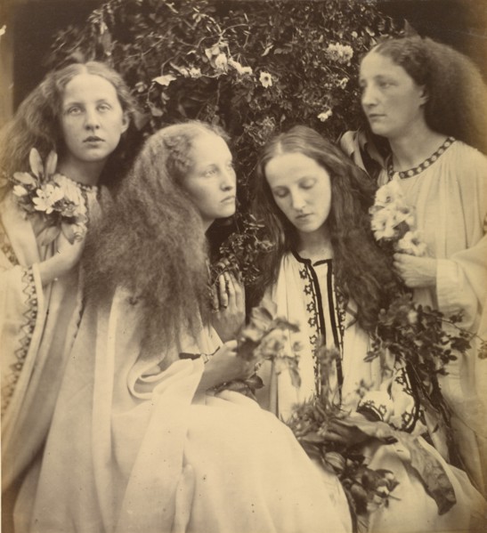 The Rosebud Garden of Girls, 1868. Creator: Julia Margaret Cameron.
