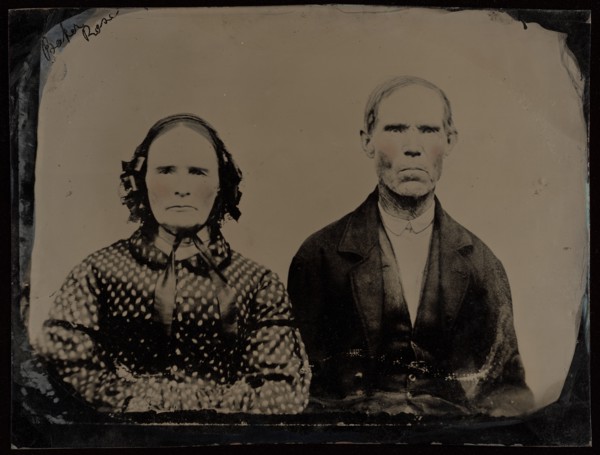 Portrait of a Seated Elderly Couple, about 1856. Creator: Unknown.
