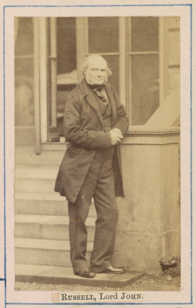 John Russell, 1st Earl Russell, about 1860-1862. Creator: Caldesi, Blanford & Co..