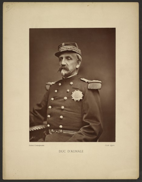 Duc d'Aumale, 1878. Creator: Eugène Appert.