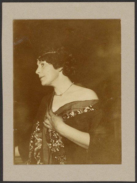 Portrait of an Unknown Woman, about 1900. Creator: Franz von Stuck.