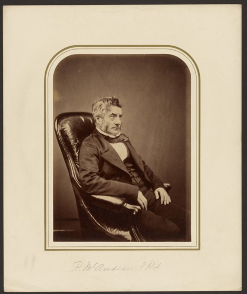 R.MacAndrew, FRS, 1855-1859. Creator: Maull & Polyblank.