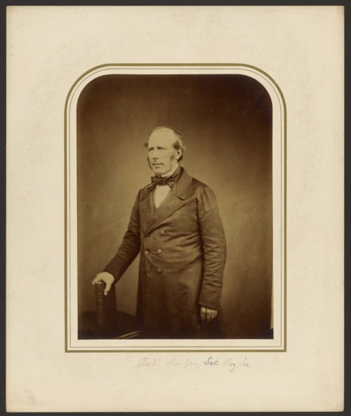 William Sharpey, Sec. Roy. Soc., 1855. Creator: Maull & Polyblank.