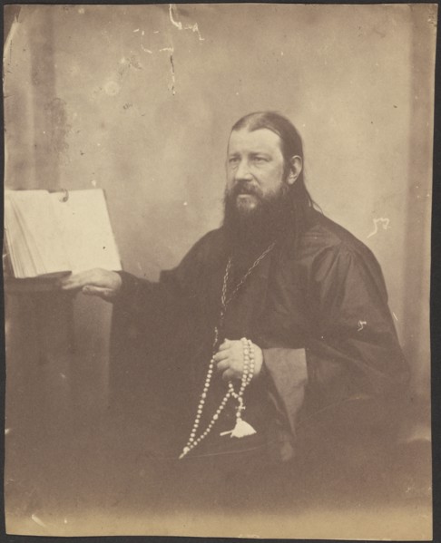 A Russian Orthodox Priest, about 1852. Creator: Unknown.