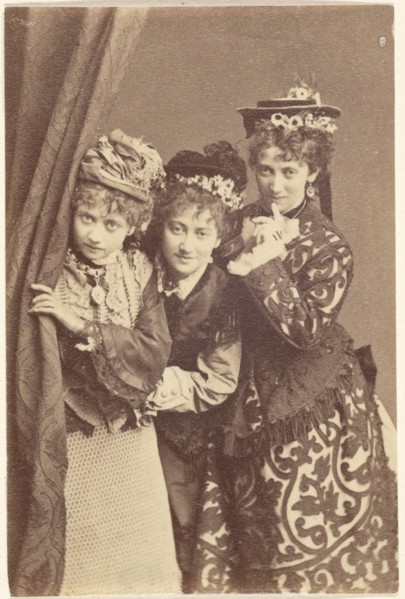 Portrait of Three Women, late 19th century. Creator: Unknown.