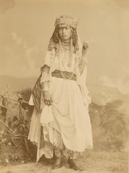 Woman smoking, about 1865-1885. Creator: Unknown.