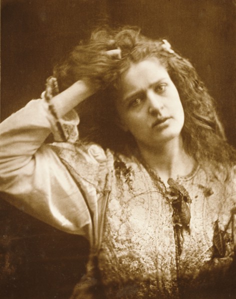 Ophelia, negative 1875; print 1900. Creator: Julia Margaret Cameron.
