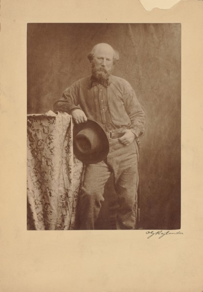 Self-Portrait as Giuseppe Garibaldi, about 1864. Creator: Oscar Gustav Rejlander.