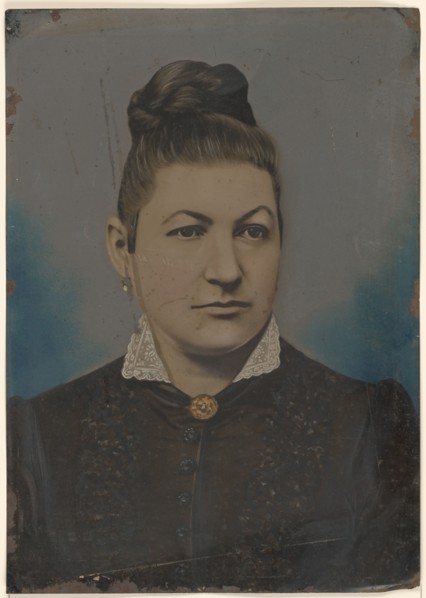 Portrait of woman, 1860s-1880s. Creator: Unknown.