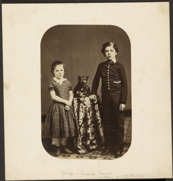 Joseph and Susanna Parrish, 1860s. Creator: Frederick Gutekunst.