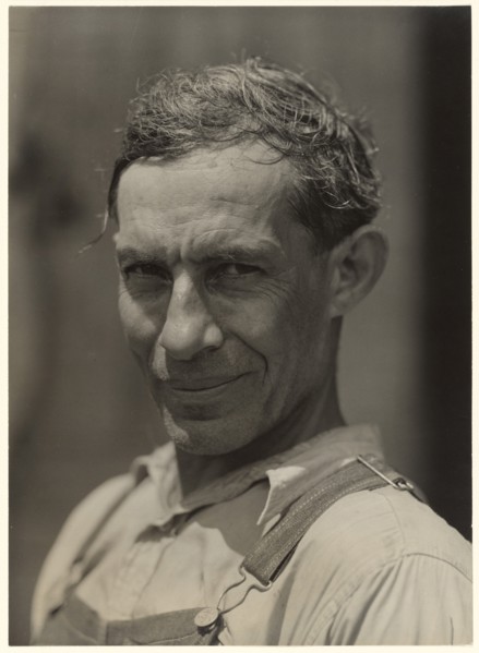 Mulatto Worker on John Henry cotton plantation, Melrose, Louisiana, 1940. Creator: Marion Post Wolcott.