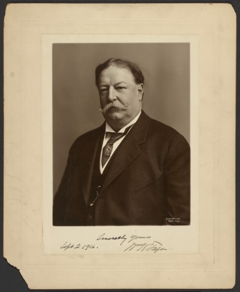 Portrait of William Howard Taft, 1908. Creator: Pach Bros.