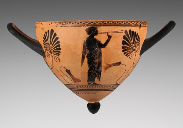 Attic Black-Figure Mastos, 520-500 BC. Creator: Psiax.